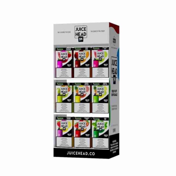 Juice Head 5k Filled Display 45 Units W/Assets