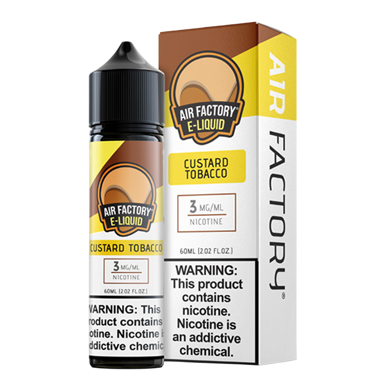 Air Factory E-Liquid 60ml - Custard Tobacco/3MG